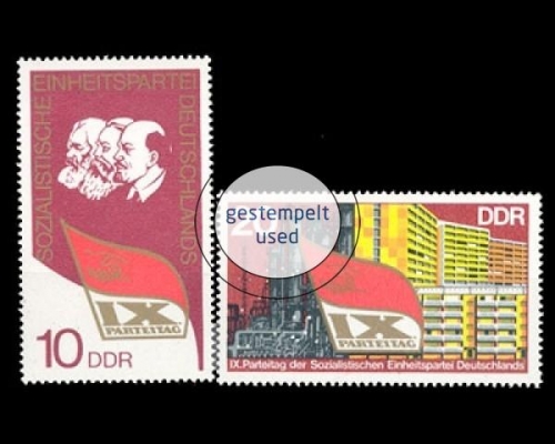 DDR, Michel Nr. 2123-2124, gestempelt