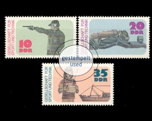 DDR, Michel Nr. 2220-2222, gestempelt
