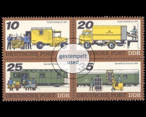 DDR, Michel Nr. 2299-2302 ZD, gestempelt