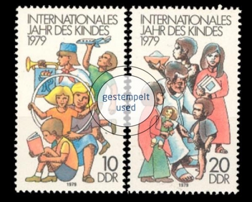 DDR, Michel Nr. 2422-2423, gestempelt
