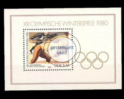 DDR, Block 57, gestempelt
