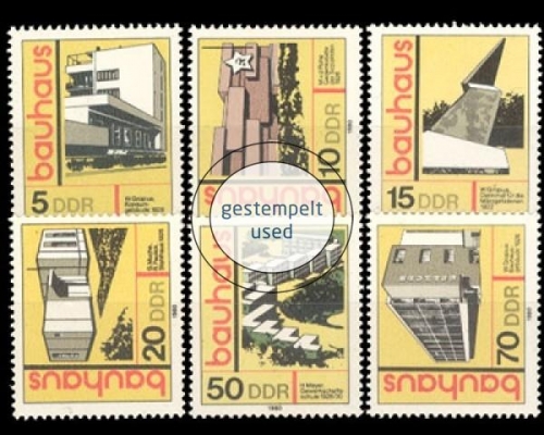 DDR, Michel Nr. 2508-2513, gestempelt
