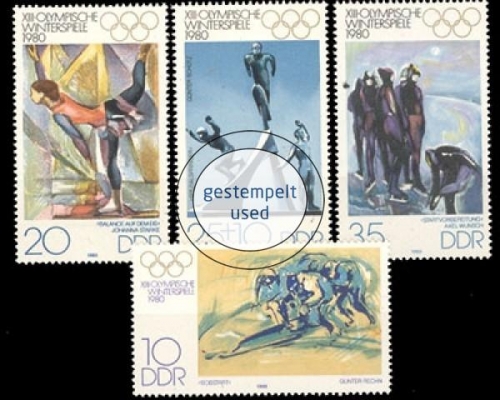 DDR, Michel Nr. 2478-2481, gestempelt