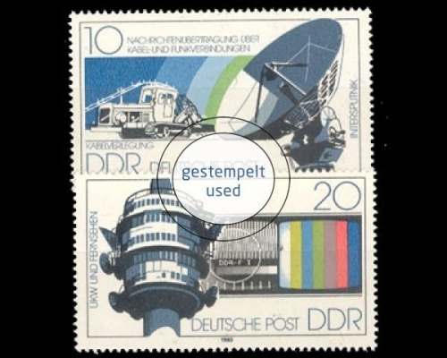 DDR, Michel Nr. 2490-2491, gestempelt