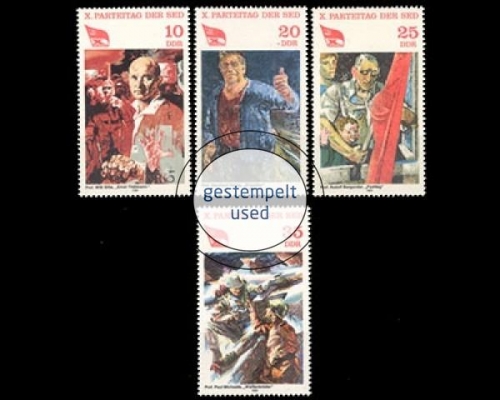 DDR, Michel Nr. 2595-2598, gestempelt