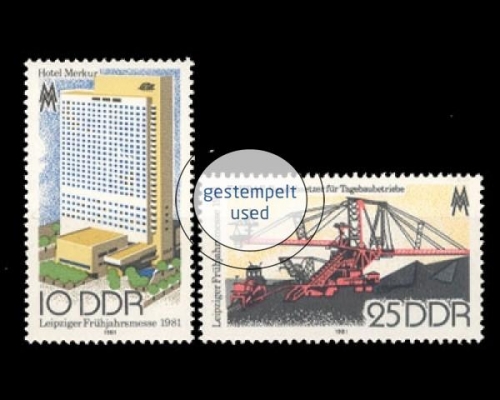 DDR, Michel Nr. 2593-2594, gestempelt