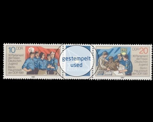 DDR, Michel Nr. 2609-2610 ZD, gestempelt