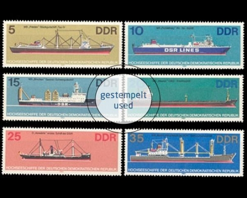 DDR, Michel Nr. 2709-2714, gestempelt