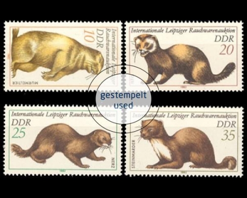 DDR, Michel Nr. 2677-2680, gestempelt