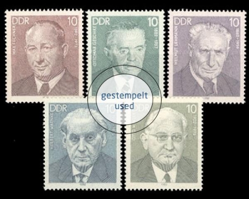DDR, Michel Nr. 2686-2690, gestempelt
