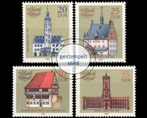 DDR, Michel Nr. 2775-2778, gestempelt