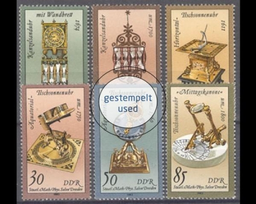 DDR, Michel Nr. 2796-2801, gestempelt