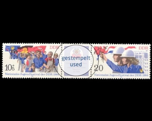 DDR, Michel Nr. 2878-2879 ZD, gestempelt