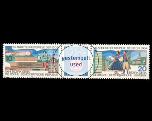 DDR, Michel Nr. 2880-2881 ZD, gestempelt
