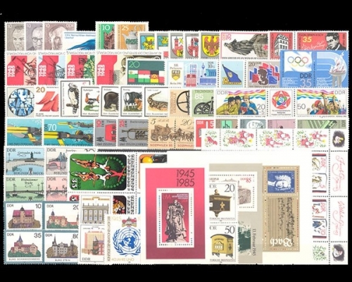 DDR, MiNr. 2920-2992, Jahrgang 1985, postfrisch