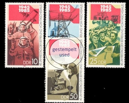 DDR, Michel Nr. 2941-2944, gestempelt