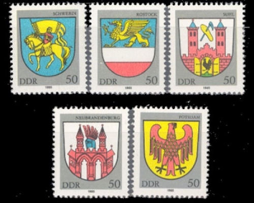 DDR, Michel Nr. 2934-2938, postfrisch