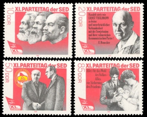 DDR, Michel Nr. 3009-3012, postfrisch