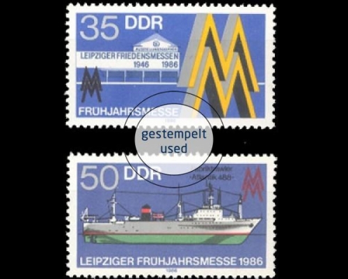 DDR, Michel Nr. 3003-3004, gestempelt