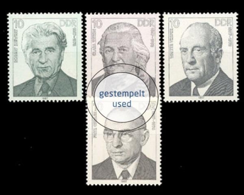 DDR, Michel Nr. 3082-3085, gestempelt