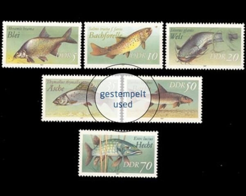 DDR, Michel Nr. 3095-3100 I, gestempelt