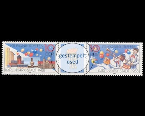 DDR, Michel Nr. 3181-3182 ZD, gestempelt