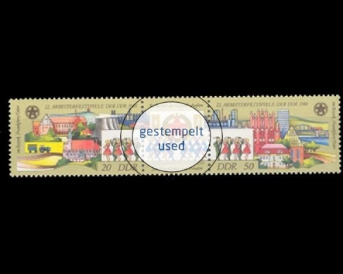 DDR, Michel Nr. 3168-3169 ZD, gestempelt