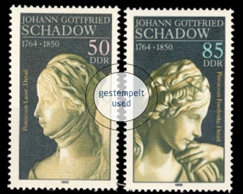 DDR, Michel Nr. 3250-3251, gestempelt