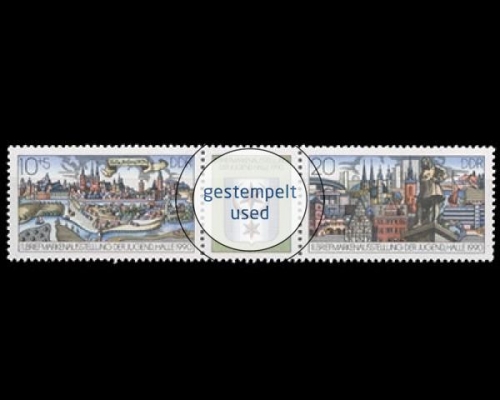 DDR, Michel Nr. 3338-3339 ZD, gestempelt