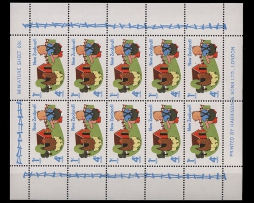 Neuseeland, MiNr. 662 Kleinbogen, postfrisch