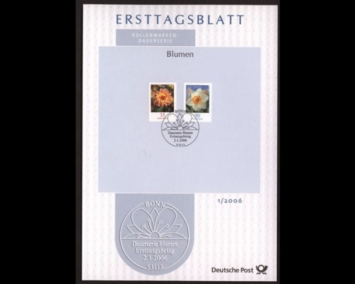Deutschland (BRD) Ersttagsblätter, Jahrgang 2006, 1/2006 - 47/2006