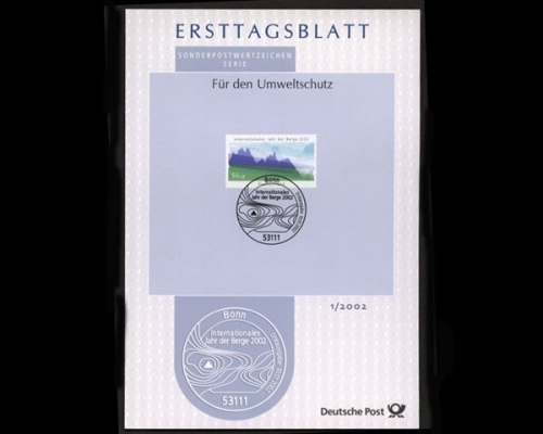 Deutschland (BRD) Ersttagsblätter, Jahrgang 2002, 1/2002 - 49/2002