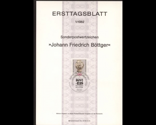 Deutschland (BRD) Ersttagsblätter, Jahrgang 1982, 1/1982 - 26/1982