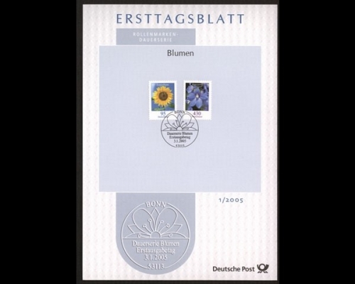 Deutschland (BRD) Ersttagsblätter, Jahrgang 2005, 1/2005 - 44/2005