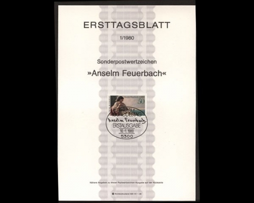 Deutschland (BRD) Ersttagsblätter, Jahrgang 1980, 1/1980 - 26/1980