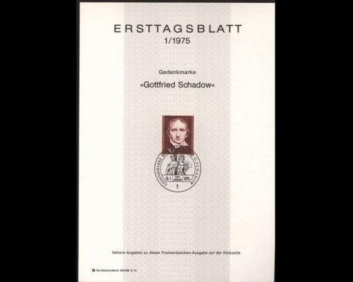 Berlin Ersttagsblätter, Jahrgang 1975, 1/1975 - 13/1975