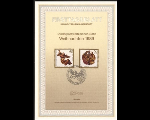 Berlin Ersttagsblätter, Jahrgang 1989, 1/1989 - 19/1989