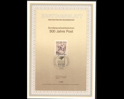 Berlin Ersttagsblätter, Jahrgang 1990, 1/1990 - 14/1990