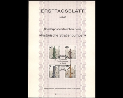 Berlin Ersttagsblätter, Jahrgang 1983, 1/1983 - 9/1983