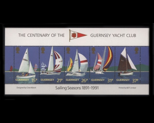 Guernsey, MiNr. Block 7, Yachtclub, postfrisch