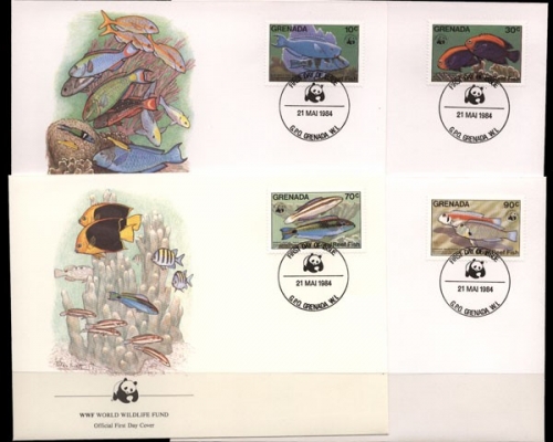 Grenada, MiNr. 1299-1302, FDC