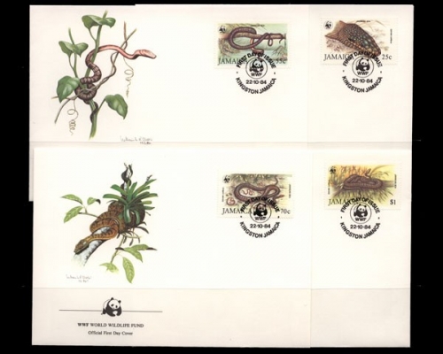 Jamaika, MiNr. 591-594, FDC