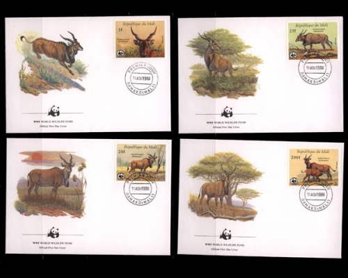 Mali, MiNr. 1078-1081, FDC
