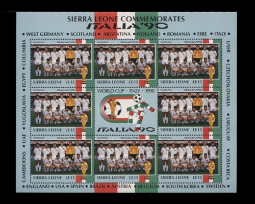Sierra Leone, MiNr. 1434 Kleinbogen, postfrisch