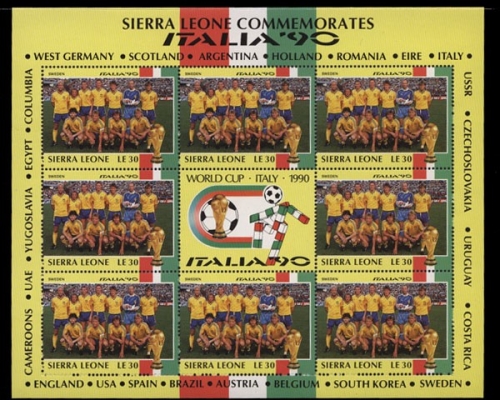 Sierra Leone, MiNr. 1442 Kleinbogen, postfrisch