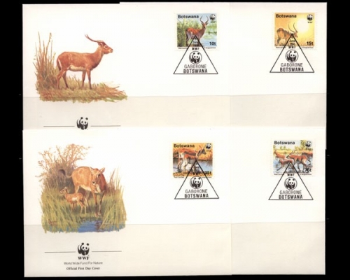 Botswana, MiNr. 431-434, FDC