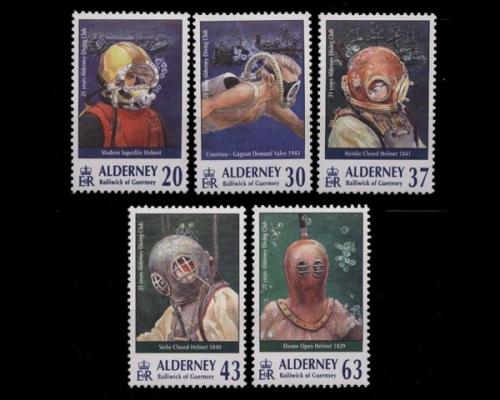 Alderney, MiNr. 116-120, postfrisch