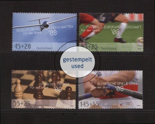 Deutschland (BRD), Michel Nr. 2649-2652, gestempelt