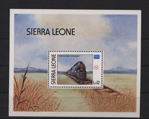 Sierra Leone, Eisenbahn, MiNr. Block 46, postfrisch
