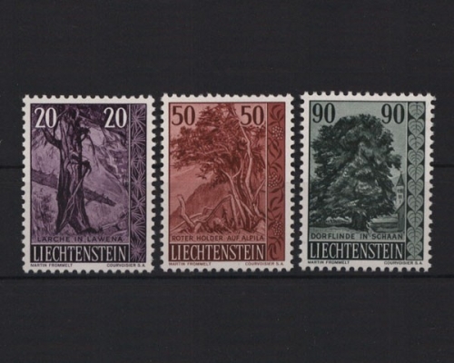 Liechtenstein, MiNr. 377-379, postfrisch